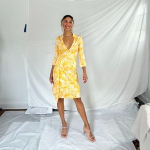 Vintage Diane Von Furstenberg Justin Wrap Dress